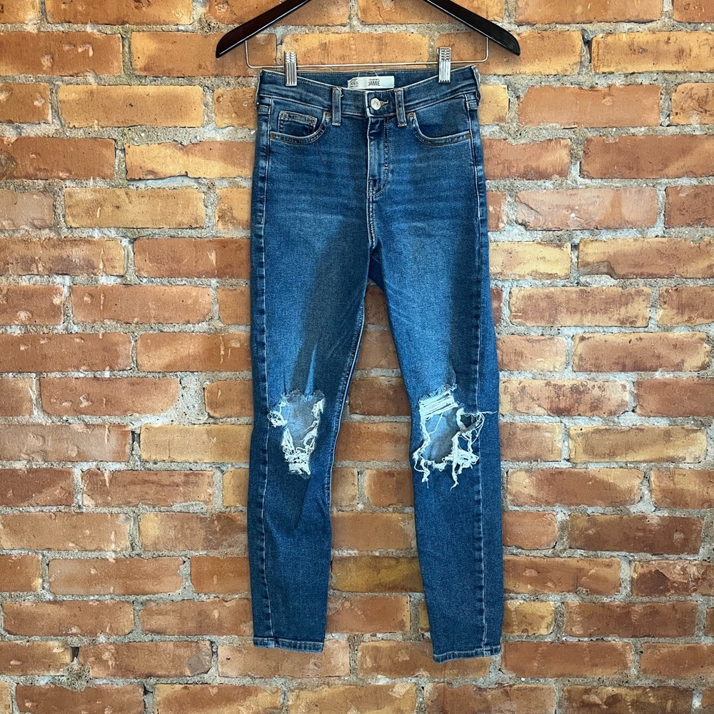 Topshop + Jamie Jeans + Size 26